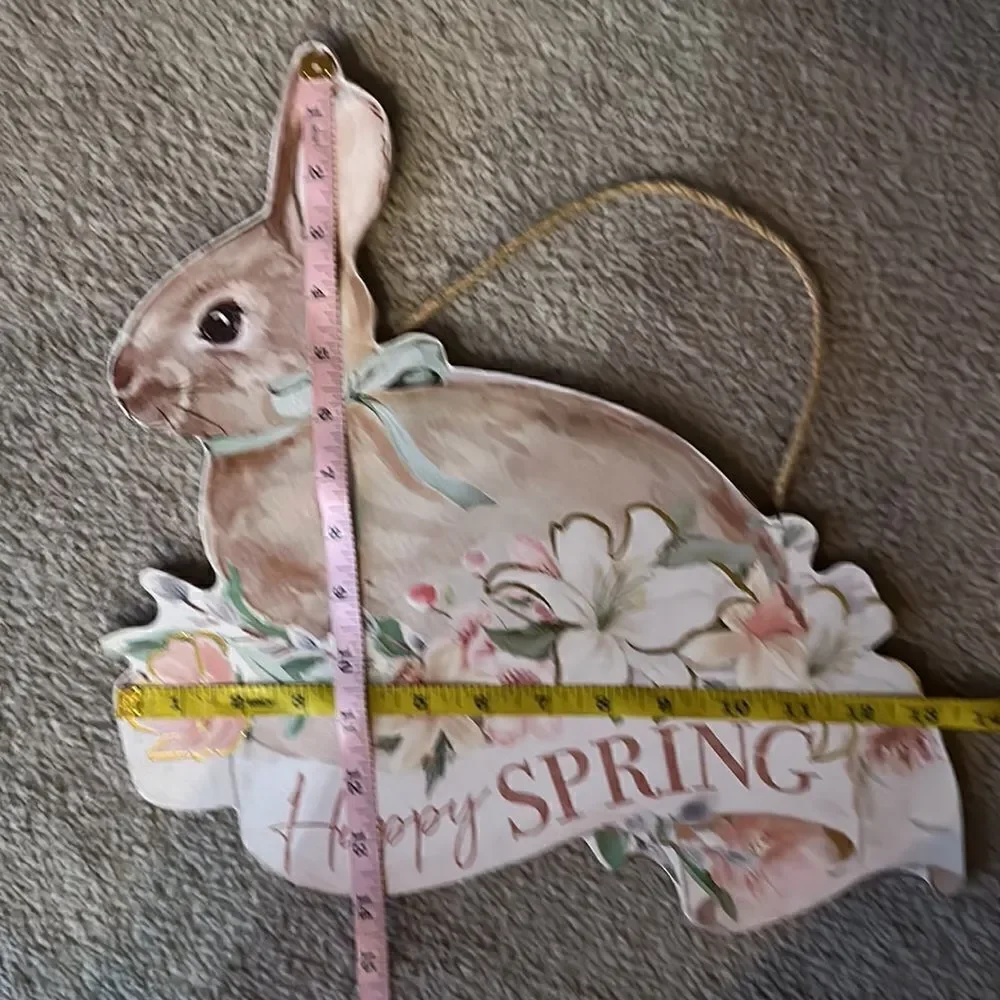 “Happy Spring” Wood Wall Hanging!